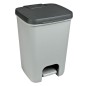 Curver Papelera de pedal Essentials gris claro 20 L Curver Papelera de pedal Essentials gris claro 20 L