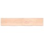 vidaXL Encimera de baño madera maciza sin tratar 220x40x(2-6) cm vidaXL Encimera de baño madera maciza sin tratar 220x40x(2-6) cm