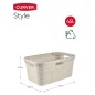 Curver Cesto de la ropa sucia Style blanco vintage 45 L Curver Cesto de la ropa sucia Style blanco vintage 45 L