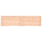 vidaXL Encimera de baño madera maciza sin tratar 220x50x(2-6) cm vidaXL Encimera de baño madera maciza sin tratar 220x50x(2-6) cm