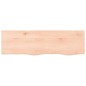 vidaXL Encimera de baño madera maciza sin tratar 100x30x(2-6) cm vidaXL Encimera de baño madera maciza sin tratar 100x30x(2-6) cm