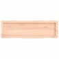 vidaXL Encimera de baño madera maciza sin tratar 100x30x(2-6) cm vidaXL Encimera de baño madera maciza sin tratar 100x30x(2-6) cm