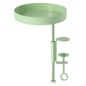 Esschert Design Bandeja para plantas con abrazadera redonda verde S Esschert Design Bandeja para plantas con abrazadera redonda verde S