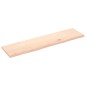 vidaXL Encimera de baño madera maciza sin tratar 160x40x(2-4) cm vidaXL Encimera de baño madera maciza sin tratar 160x40x(2-4) cm