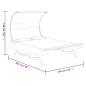 vidaXL Tumbona con dosel madera curvada gris antracita 165x203x126 cm vidaXL Tumbona con dosel madera curvada gris antracita 165x203x126 cm