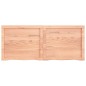 vidaXL Encimera baño madera maciza tratada marrón claro 120x50x(2-4)cm vidaXL Encimera baño madera maciza tratada marrón claro 120x50x(2-4)cm