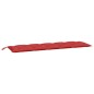 vidaXL Cojines de banco de jardín 2 uds tela Oxford rojo 180x50x7 cm vidaXL Cojines de banco de jardín 2 uds tela Oxford rojo 180x50x7 cm