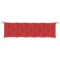 vidaXL Cojines de banco de jardín 2 uds tela Oxford rojo 180x50x7 cm vidaXL Cojines de banco de jardín 2 uds tela Oxford rojo 180x50x7 cm