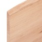 vidaXL Encimera de baño madera maciza tratada marrón claro 100x60x2 cm vidaXL Encimera de baño madera maciza tratada marrón claro 100x60x2 cm