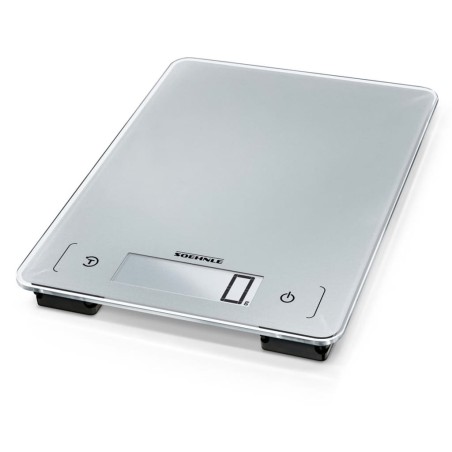 Soehnle Báscula de cocina digital Page Aqua Proof plateado 10 kg