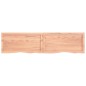 vidaXL Encimera baño madera maciza tratada marrón claro 160x40x(2-4)cm vidaXL Encimera baño madera maciza tratada marrón claro 160x40x(2-4)cm