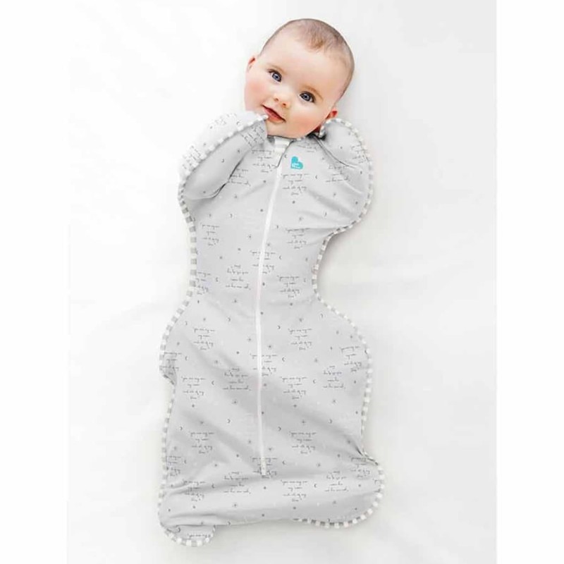 Love to Dream Saco de bebé Swaddle Up Lite Stage 1 texto gris M Love to Dream Saco de bebé Swaddle Up Lite Stage 1 texto gris M
