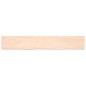 vidaXL Encimera de baño madera maciza sin tratar 180x30x(2-4) cm vidaXL Encimera de baño madera maciza sin tratar 180x30x(2-4) cm