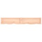 vidaXL Encimera de baño madera maciza sin tratar 180x30x(2-4) cm vidaXL Encimera de baño madera maciza sin tratar 180x30x(2-4) cm