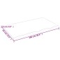 vidaXL Encimera de baño madera maciza sin tratar 100x60x2 cm vidaXL Encimera de baño madera maciza sin tratar 100x60x2 cm