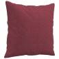vidaXL Sofá de 3 plazas con cojines tela rojo tinto 180 cm vidaXL Sofá de 3 plazas con cojines tela rojo tinto 180 cm