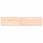 vidaXL Encimera de baño madera maciza sin tratar 140x30x(2-6) cm vidaXL Encimera de baño madera maciza sin tratar 140x30x(2-6) cm