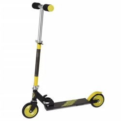XQ Max Patinete plegable con freno de pie negro y lima