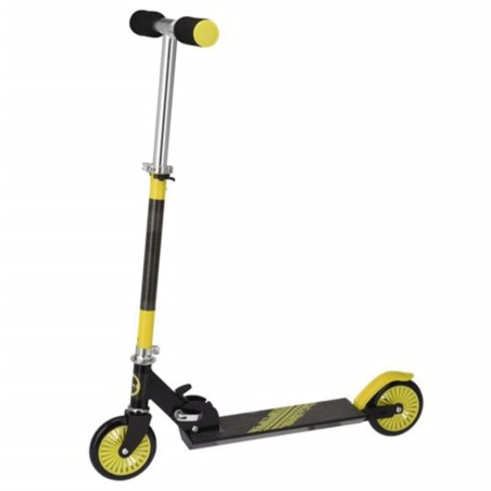 XQ Max Patinete plegable con freno de pie negro y lima