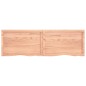 vidaXL Encimera baño madera maciza tratada marrón claro 160x50x(2-4)cm vidaXL Encimera baño madera maciza tratada marrón claro 160x50x(2-4)cm