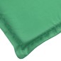 vidaXL Cojín para tumbona verde (75+105)x50x3 cm