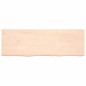 vidaXL Encimera de baño madera maciza sin tratar 180x60x(2-4) cm vidaXL Encimera de baño madera maciza sin tratar 180x60x(2-4) cm