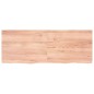 vidaXL Encimera baño madera maciza tratada marrón claro 160x60x(2-6)cm vidaXL Encimera baño madera maciza tratada marrón claro 160x60x(2-6)cm