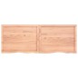 vidaXL Encimera baño madera maciza tratada marrón claro 160x60x(2-6)cm vidaXL Encimera baño madera maciza tratada marrón claro 160x60x(2-6)cm