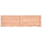 vidaXL Encimera baño madera maciza tratada marrón claro 140x40x(2-6)cm vidaXL Encimera baño madera maciza tratada marrón claro 140x40x(2-6)cm