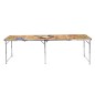 HI Mesa de beer pong plegable MDF y aluminio 240x60x55 cm HI Mesa de beer pong plegable MDF y aluminio 240x60x55 cm