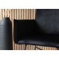Venture Home Silla de comedor Pippi terciopelo negro Venture Home Silla de comedor Pippi terciopelo negro