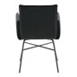 Venture Home Silla de comedor Pippi terciopelo negro Venture Home Silla de comedor Pippi terciopelo negro