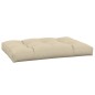 vidaXL Cojín para sofá de palets de tela beige 120x80x12 cm vidaXL Cojín para sofá de palets de tela beige 120x80x12 cm