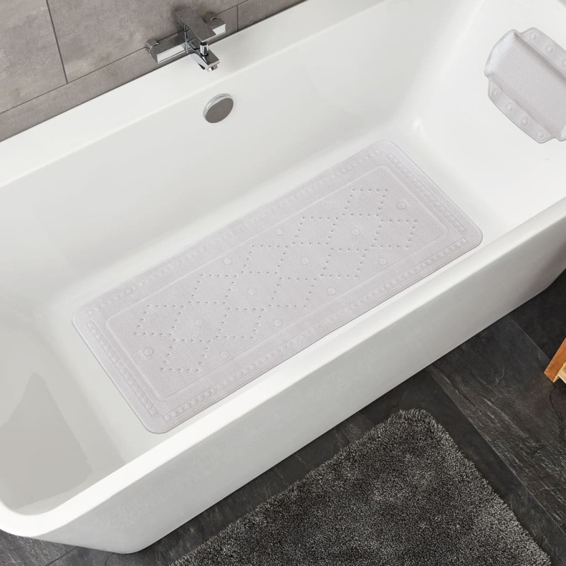 Kleine Wolke Alfombrilla de seguridad para baño Arosa gris 36x92 cm Kleine Wolke Alfombrilla de seguridad para baño Arosa gris 36x92 cm