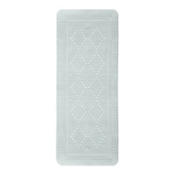 Kleine Wolke Alfombrilla de seguridad para baño Arosa gris 36x92 cm
