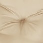 vidaXL Cojín para sofá de palets de tela beige 120x80x12 cm vidaXL Cojín para sofá de palets de tela beige 120x80x12 cm