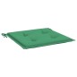 vidaXL Cojines de silla de jardín 4 uds tela Oxford verde 50x50x3 cm vidaXL Cojines de silla de jardín 4 uds tela Oxford verde 50x50x3 cm