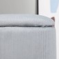 Venture Home Puf Limpen pana gris 32x32x40 cm Venture Home Puf Limpen pana gris 32x32x40 cm