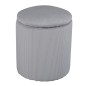 Venture Home Puf Limpen pana gris 32x32x40 cm Venture Home Puf Limpen pana gris 32x32x40 cm