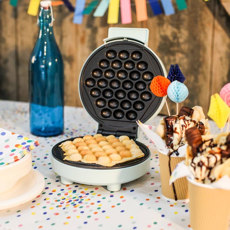 Livoo Gofrera para bubble waffles azul 1000 W Livoo Gofrera para bubble waffles azul 1000 W