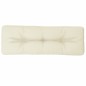 vidaXL Cojín para sofá de palets tela crema 120x40x12 cm vidaXL Cojín para sofá de palets tela crema 120x40x12 cm