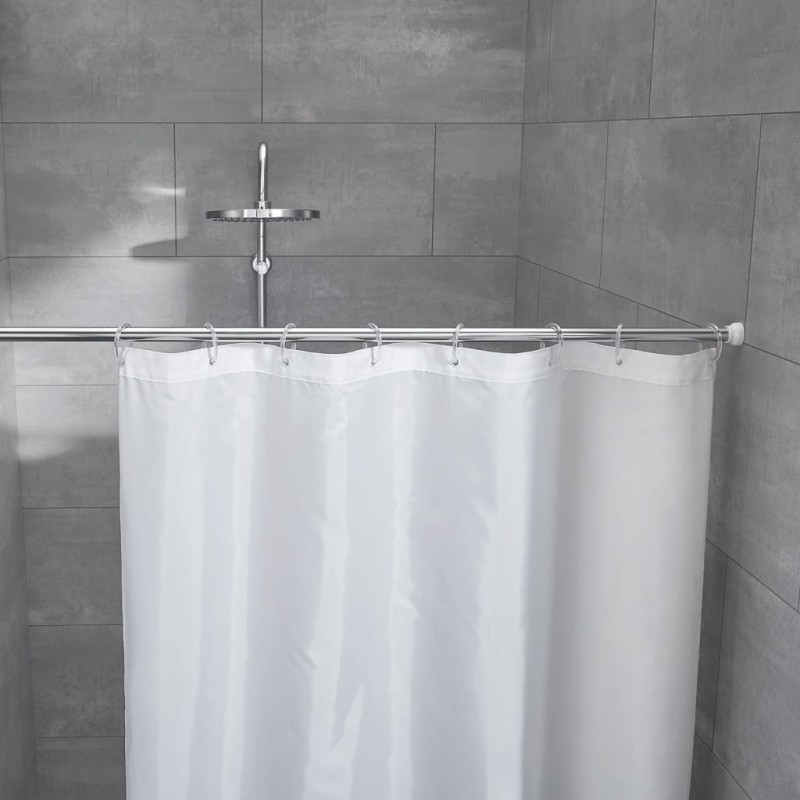Kleine Wolke Barra telescópica para cortina de ducha cromado 125-220cm Kleine Wolke Barra telescópica para cortina de ducha cromado 125-220cm