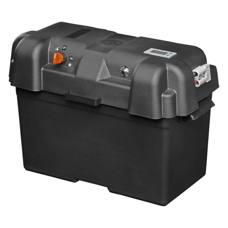 ProPlus Caja de batería con USB y voltímetro 35x18x23 cm ProPlus Caja de batería con USB y voltímetro 35x18x23 cm