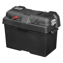 ProPlus Caja de batería con USB y voltímetro 35x18x23 cm