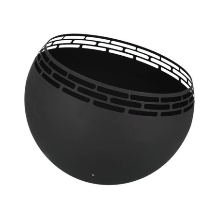 Esschert Design Brasero en forma de bola enrejado negro