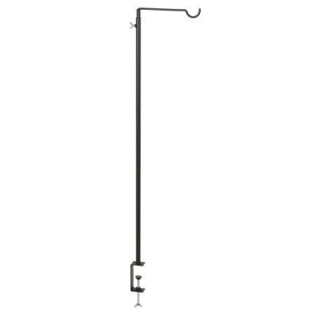 H&S Collection Gancho de mesa con abrazadera negro 20x90 cm