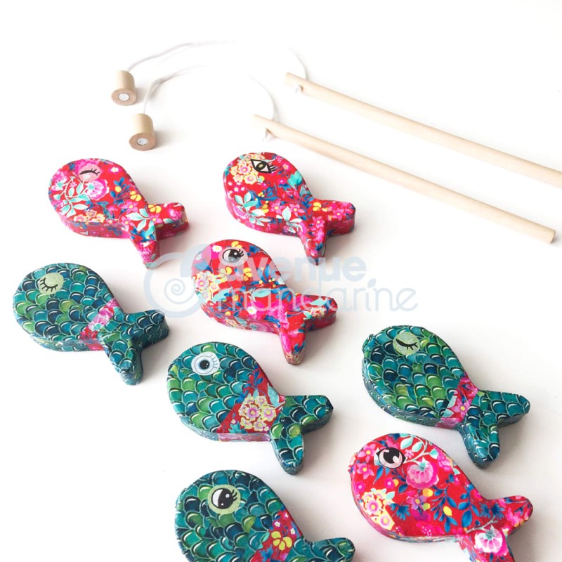 Avenue Mandarine Caja de creatividad Decopatch Fishing Game Avenue Mandarine Caja de creatividad Decopatch Fishing Game