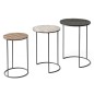 Rousseau Juego de mesa auxiliar de 3 piezas Tiziano metal multicolor Rousseau Juego de mesa auxiliar de 3 piezas Tiziano metal multicolor