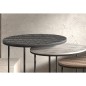 Rousseau Juego de mesa auxiliar de 3 piezas Tiziano metal multicolor Rousseau Juego de mesa auxiliar de 3 piezas Tiziano metal multicolor