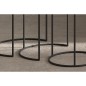 Rousseau Juego de mesa auxiliar de 3 piezas Tiziano metal multicolor Rousseau Juego de mesa auxiliar de 3 piezas Tiziano metal multicolor